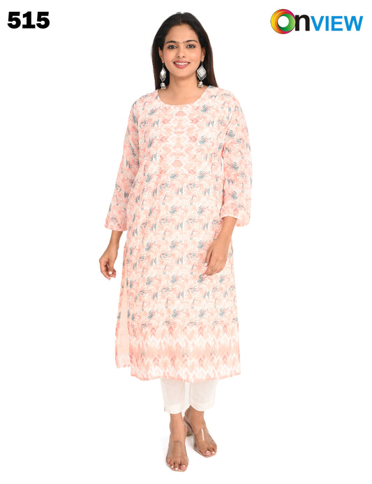 ONVIEW | 515 | COTTON CHIKANKARI WORK WITH DIGITAL PRINT