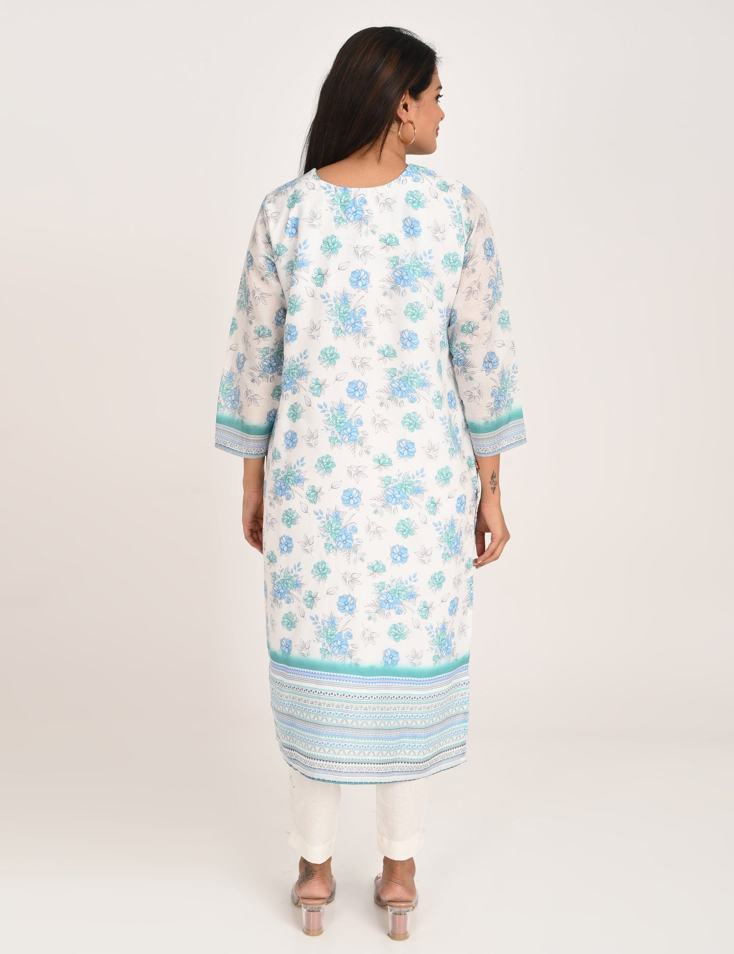 ONVIEW | 548 | COTTON CHIKANKARI WORK WITH DIGITAL PRINT