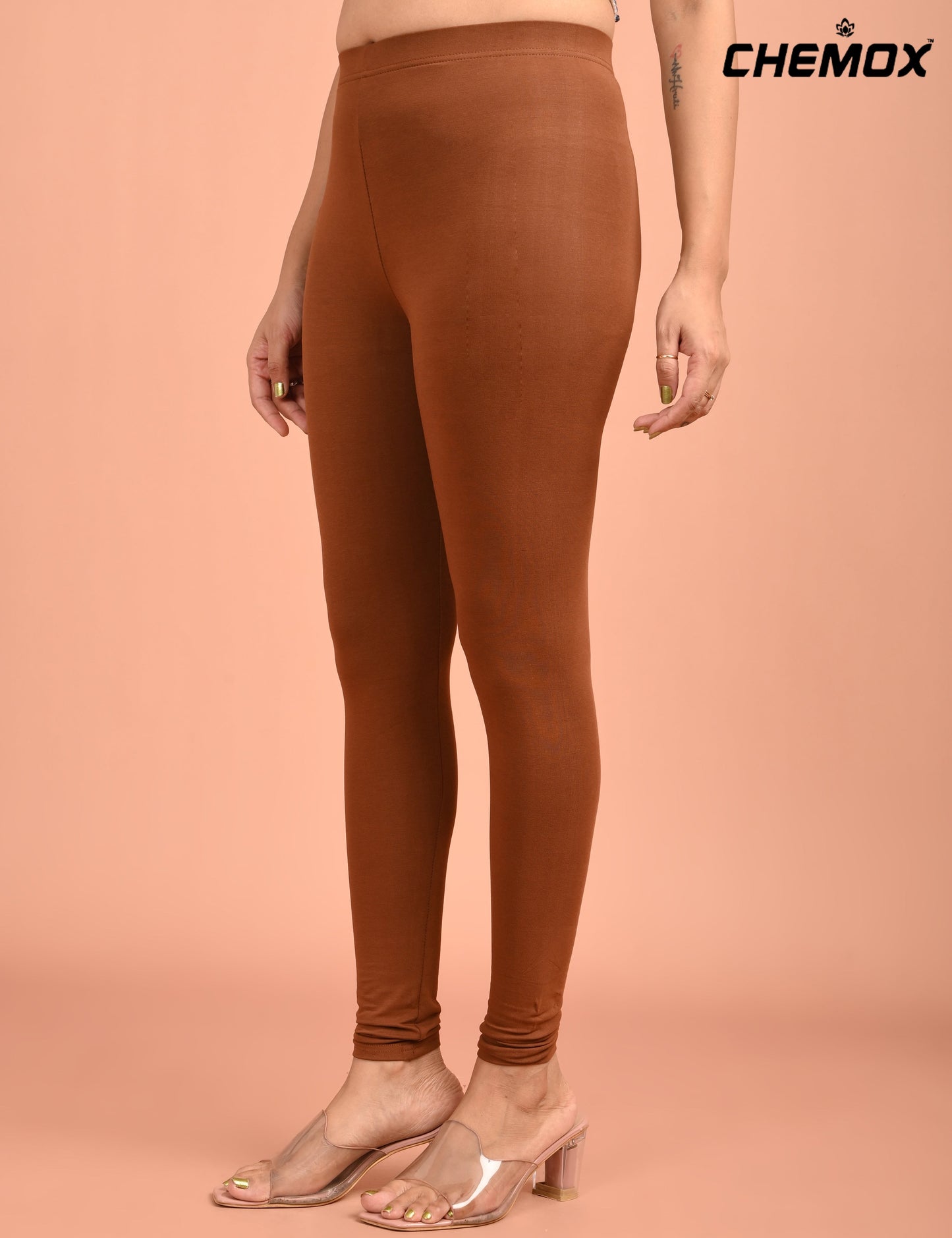 CHEMOX | 244 | Honey Cotton Lycra Ankle Length Legging 180gsm