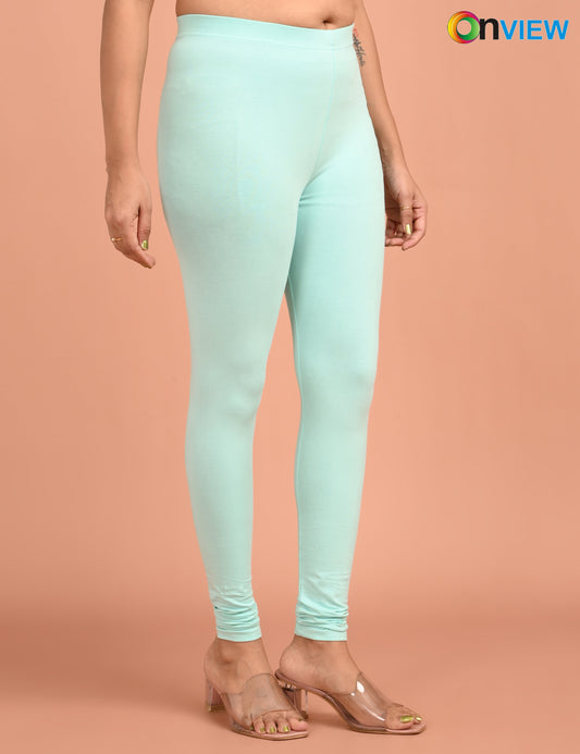ONVIEW | 040 | Light Pista Cotton Lycra Ankle Length Legging 220gsm