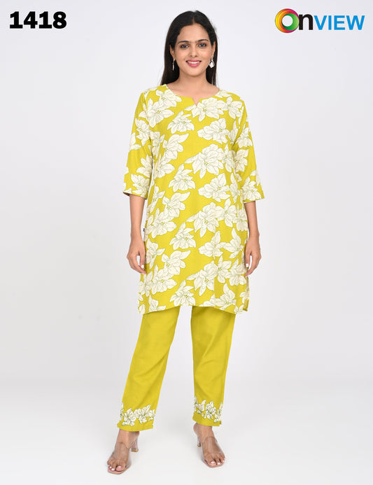 ONVIEW | 1418 | RAYON CO-ORD SET