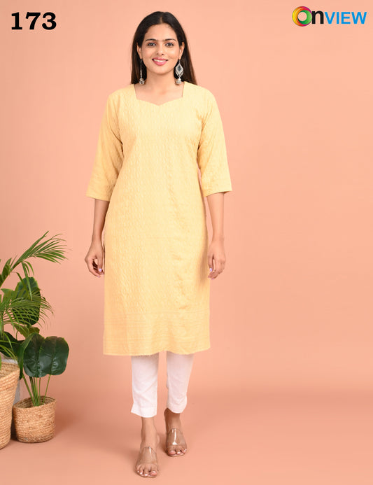 ONEVIEW | 173 | CHIKANKARI DESIGN NECK