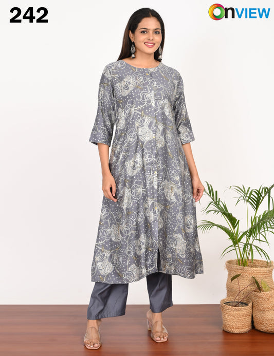 ONVIEW | 242 | VATICAN  FOIL A LINE UMBRELLA 2 PIECE SET