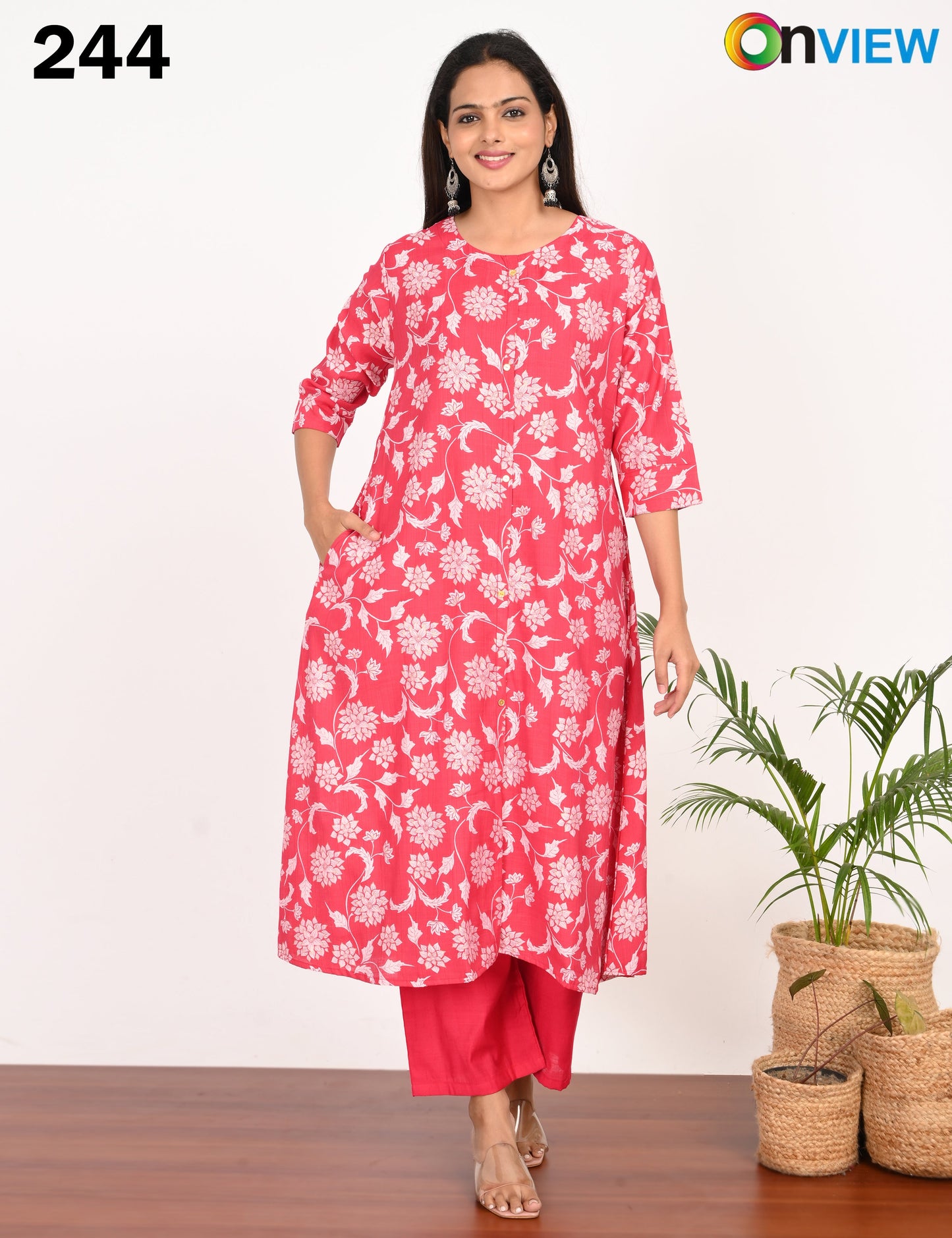 ONVIEW | 244 | VATICAN FOIL A LINE UMBRELLA 2 PIECE SET