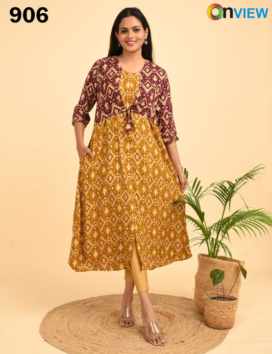 ONVIEW | 906 | HALF COAT A LINE  UMBRELLA