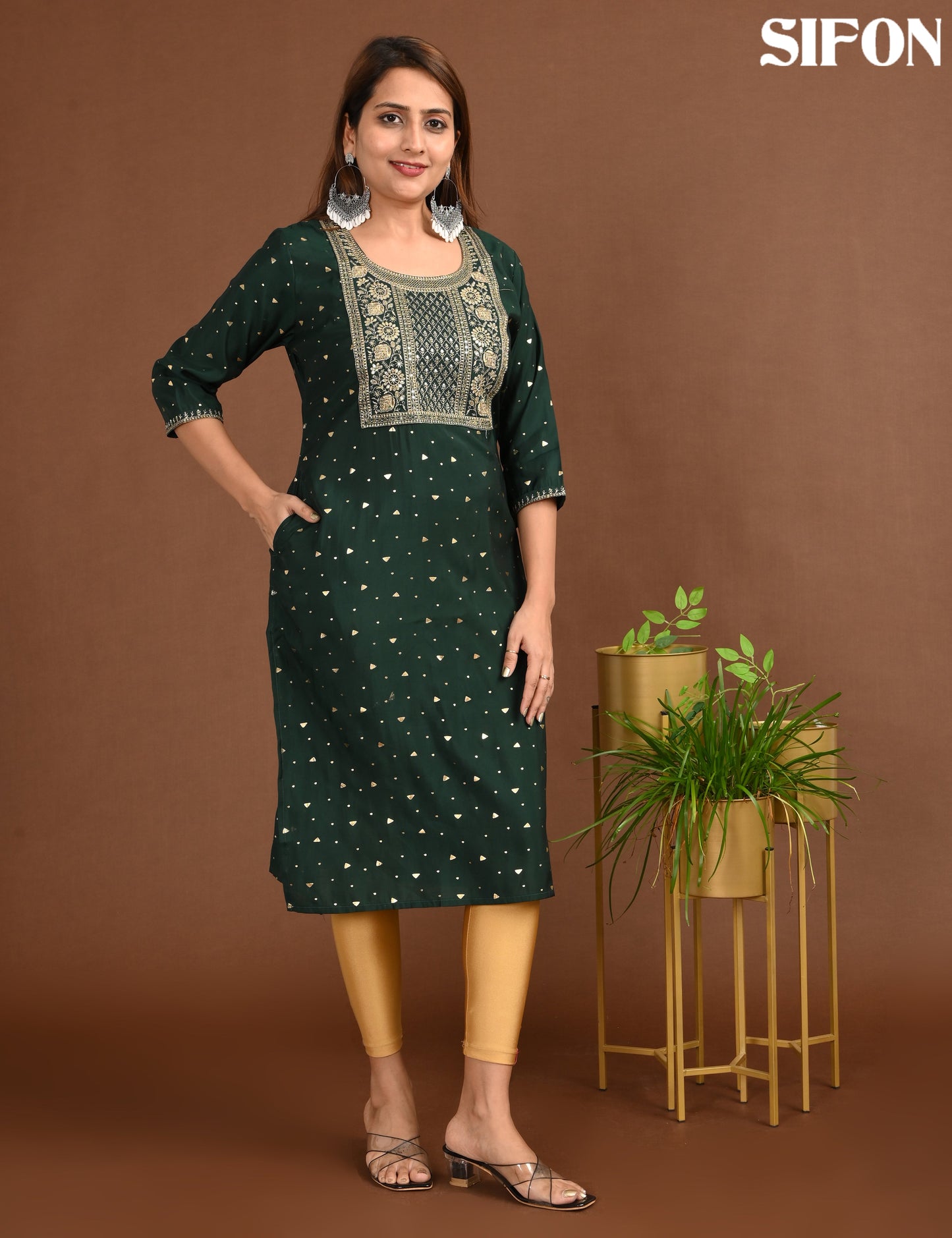 SIFON | 1697 | ROMAN SILK BIG EMBOIDERY