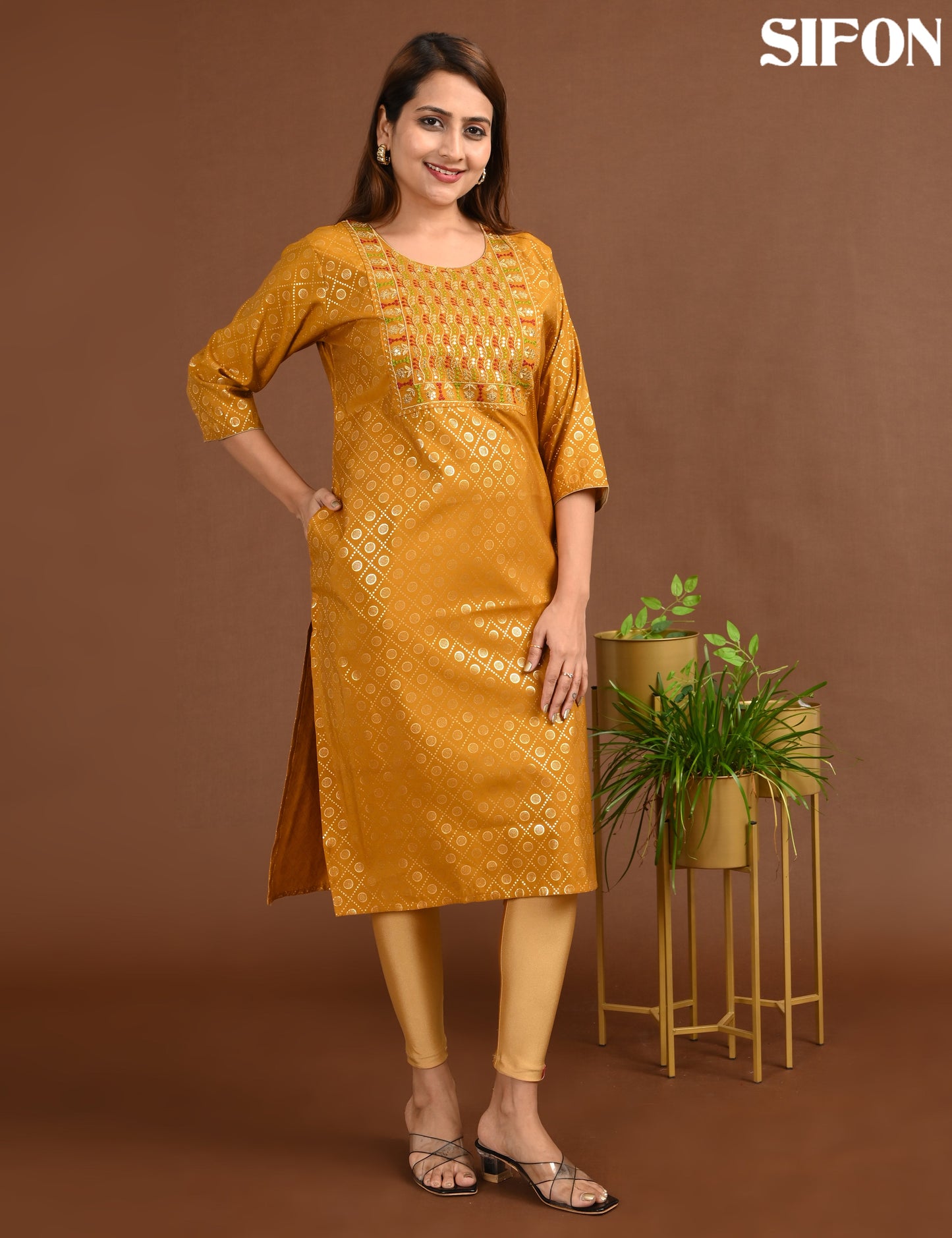 SIFON | 1702 | ROMAN SILK BIG EMBROIDERY