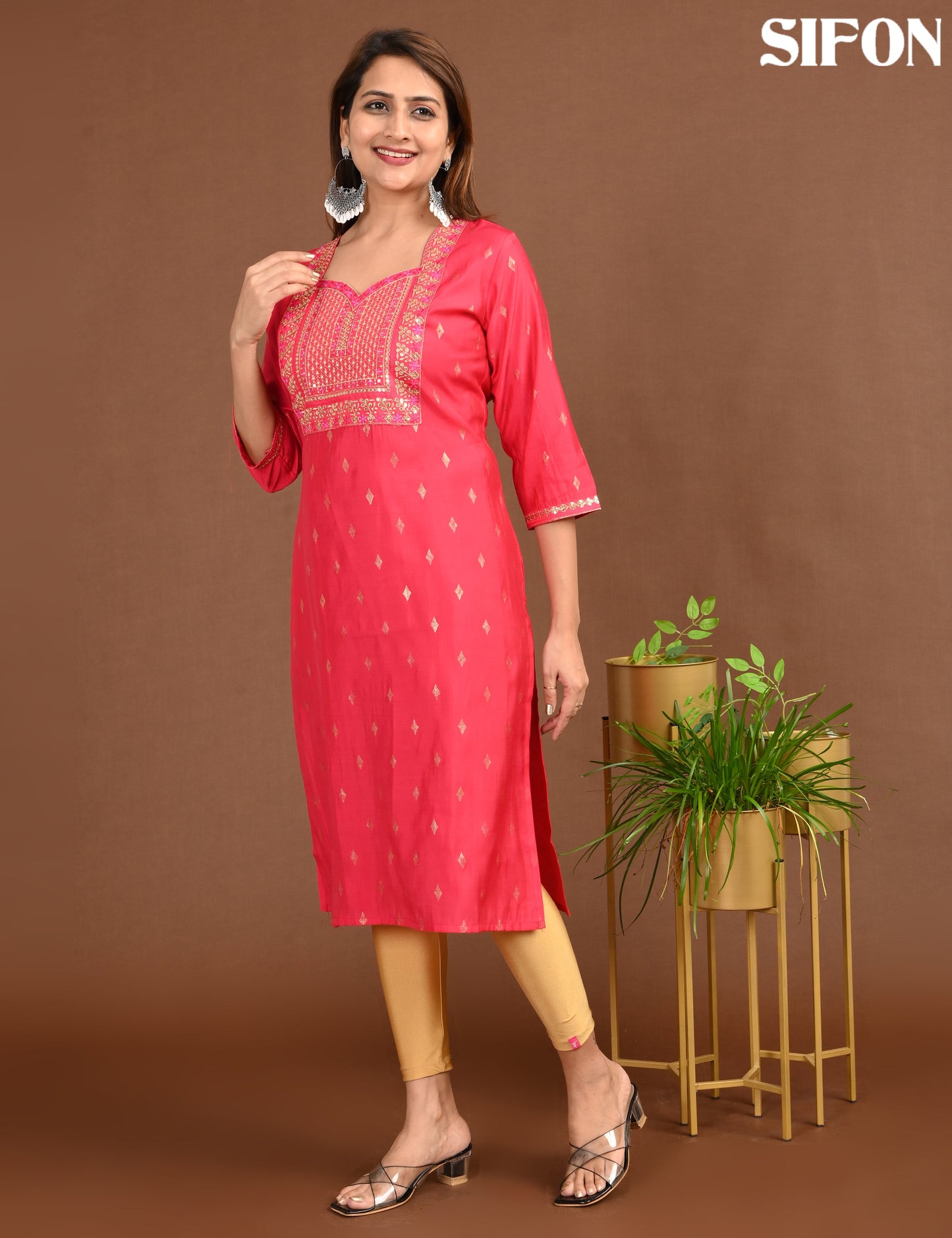 SIFON | 1703 | ROMAN SILK BIG EMBROIDERY