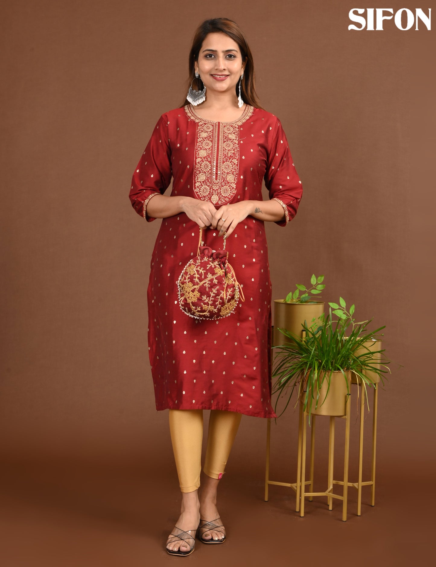 SIFON | ROMAN SILK BIG EMBROIDERY | 1708