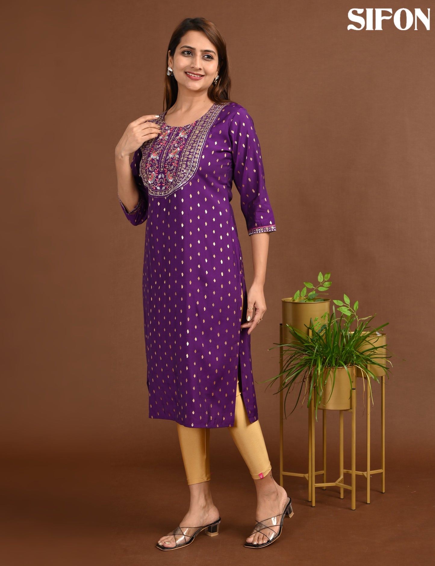 SIFON | 1733 | ROMAN SILK BIG EMBROIDERY