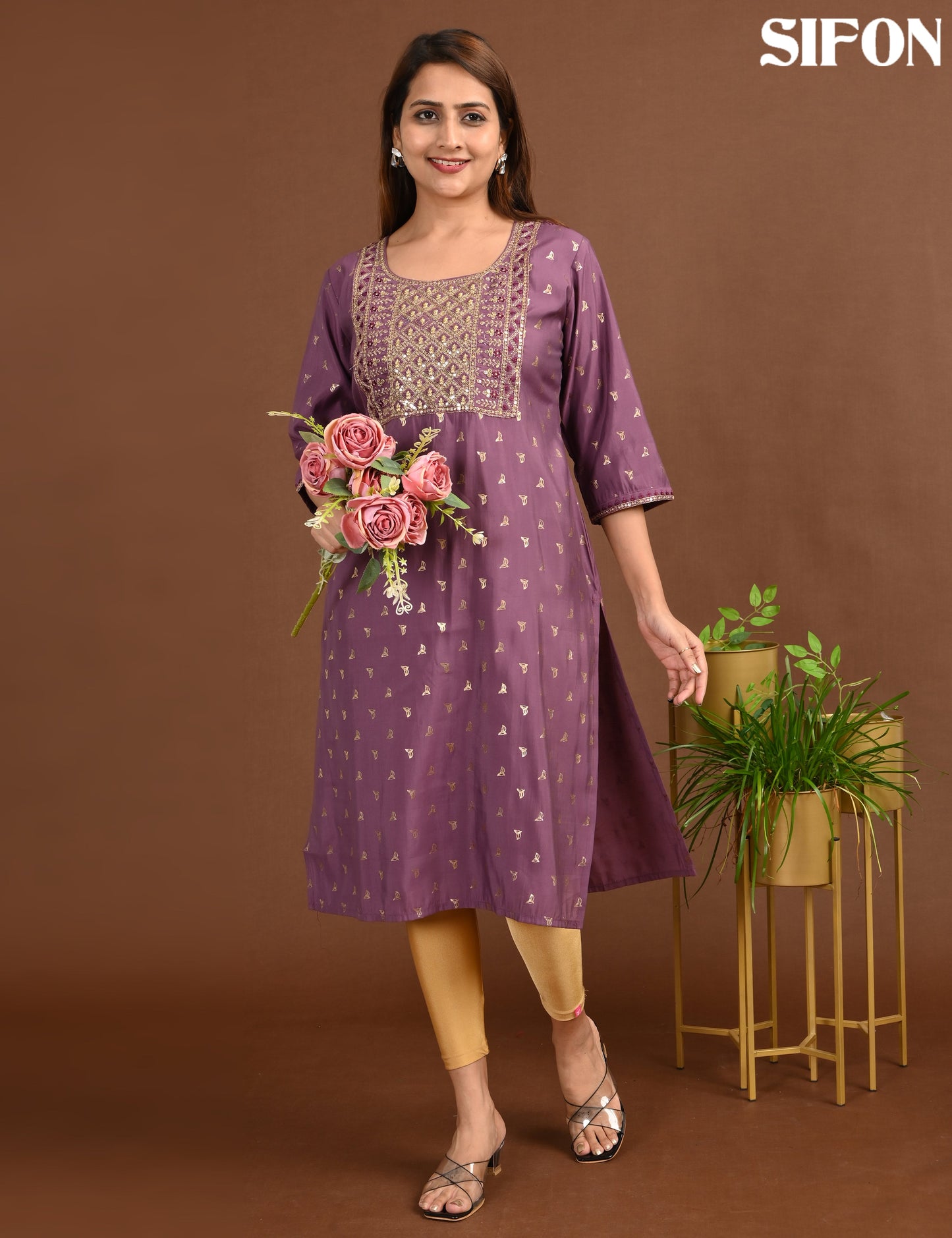 SIFON  | 1742 | ROMAN SILK BIG EMBROIDERY