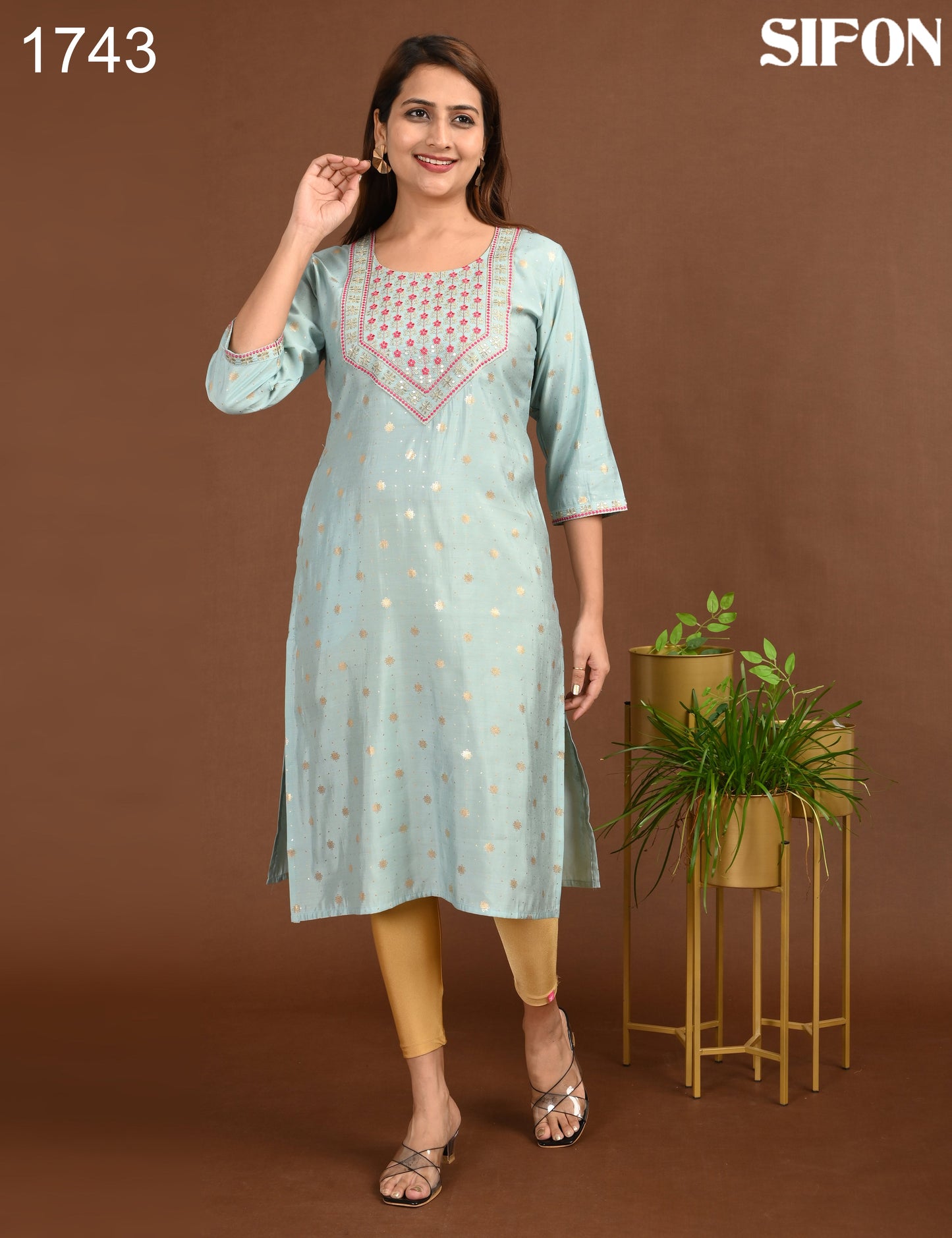 SIFON | 1743 | ROMAN SILK BIG EMBROIDERY