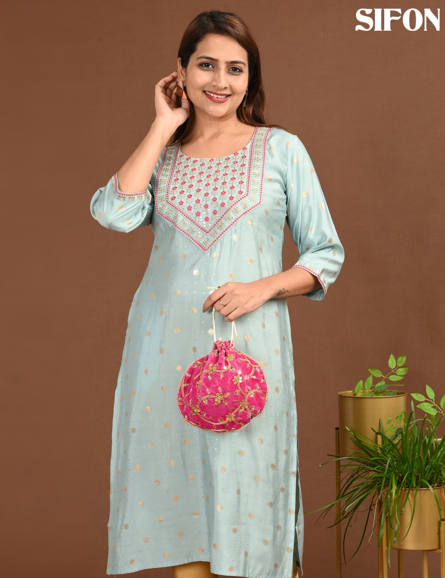 SIFON | 1743 | ROMAN SILK BIG EMBROIDERY