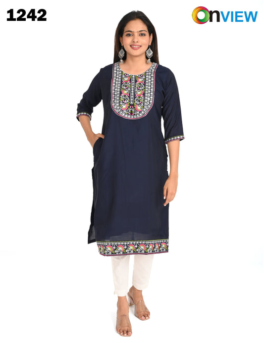 ONVIEW | 1242 | ROMAN SILK EMBROIDERY BORDER WITH LINING