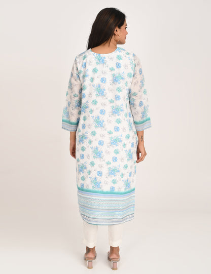ONVIEW | 548 | COTTON CHIKANKARI WORK WITH DIGITAL PRINT