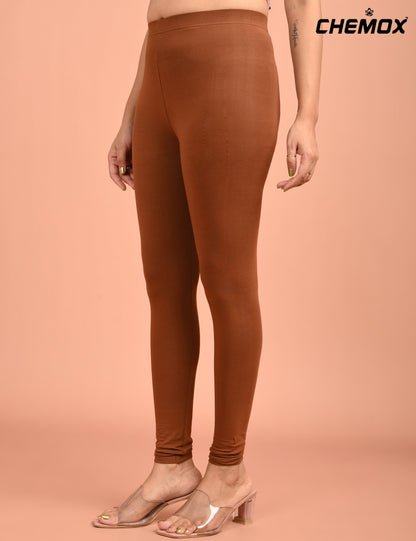 CHEMOX | 244 | Honey Cotton Lycra Ankle Length Legging 180gsm