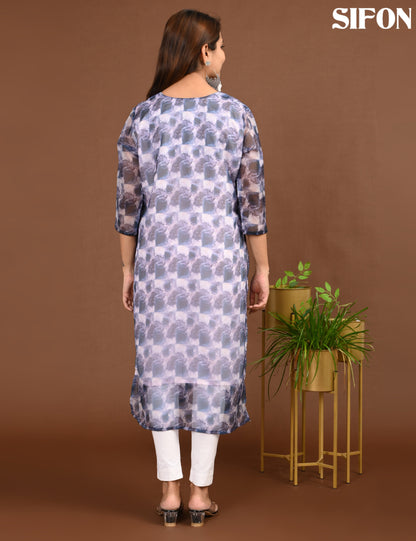 SIFON | 1688 | ORGANZA SIDE OPEN WITH LINING