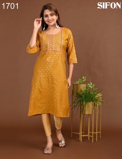 SIFON | 1701 | ROMAN SILK BIG EMBROIDERY