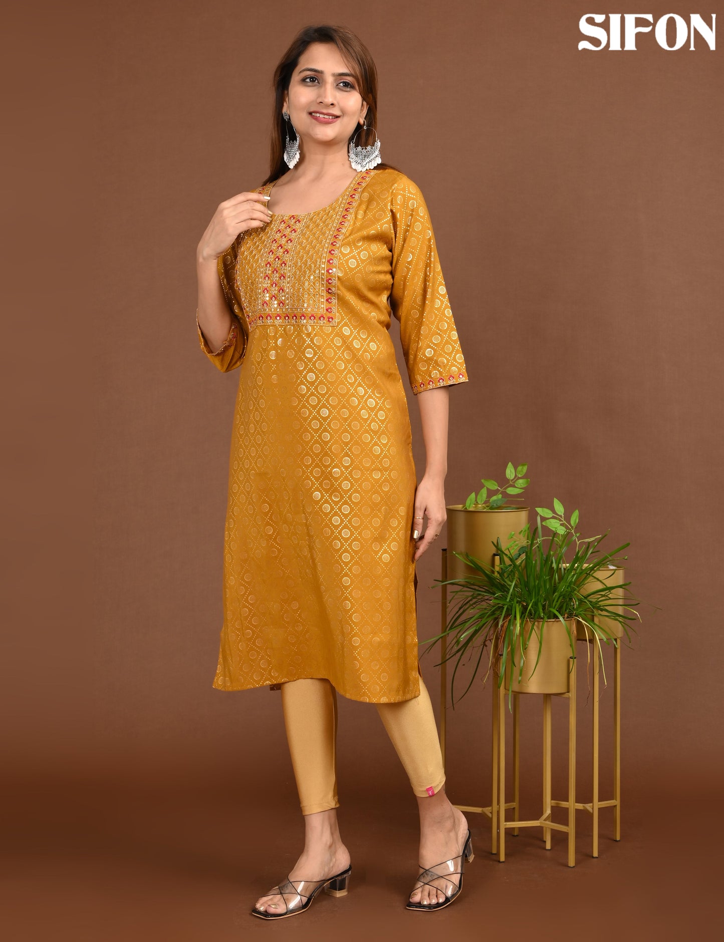 SIFON | 1701 | ROMAN SILK BIG EMBROIDERY