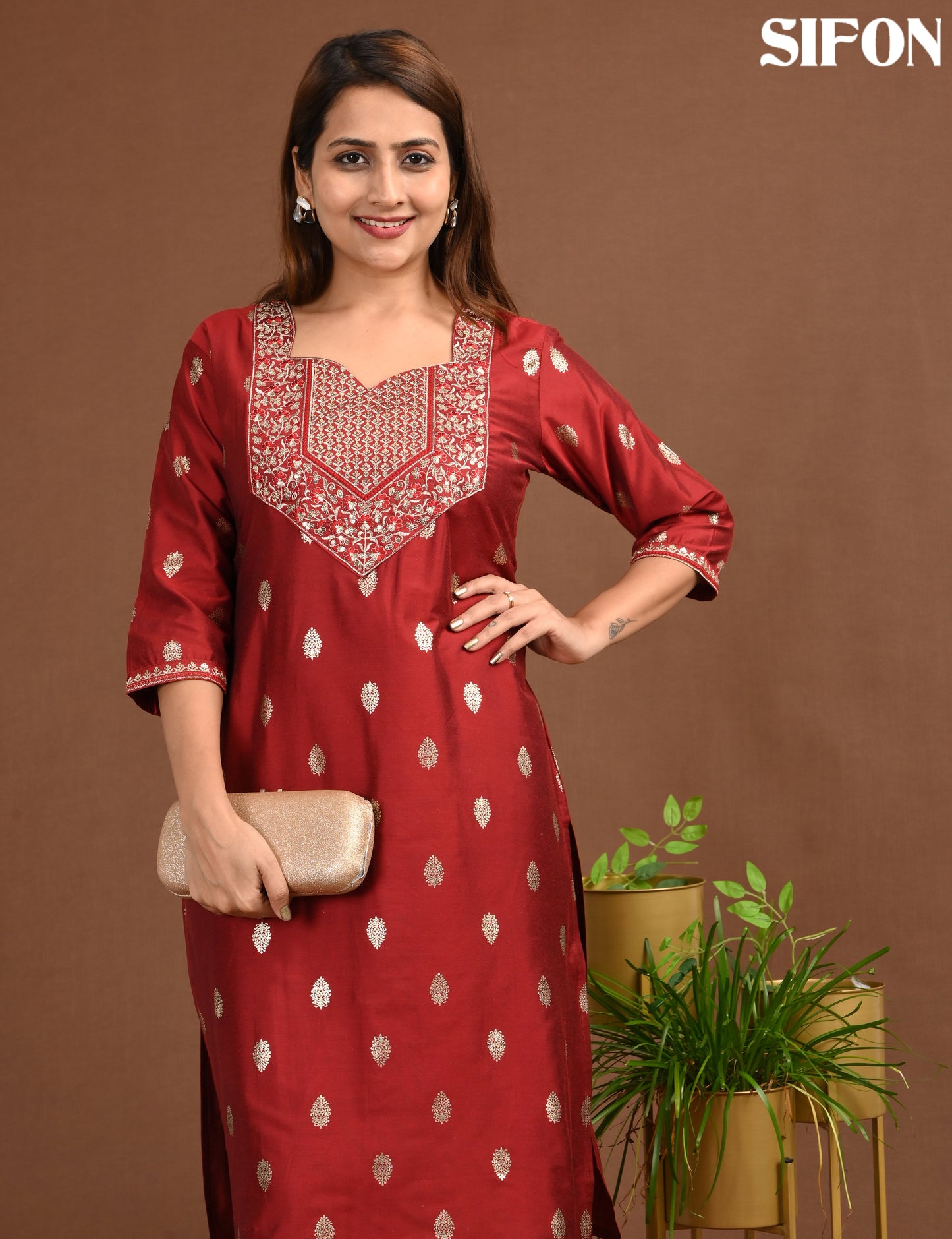 SIFON | 1705 | ROMAN SILK BIG EMBROIDERY