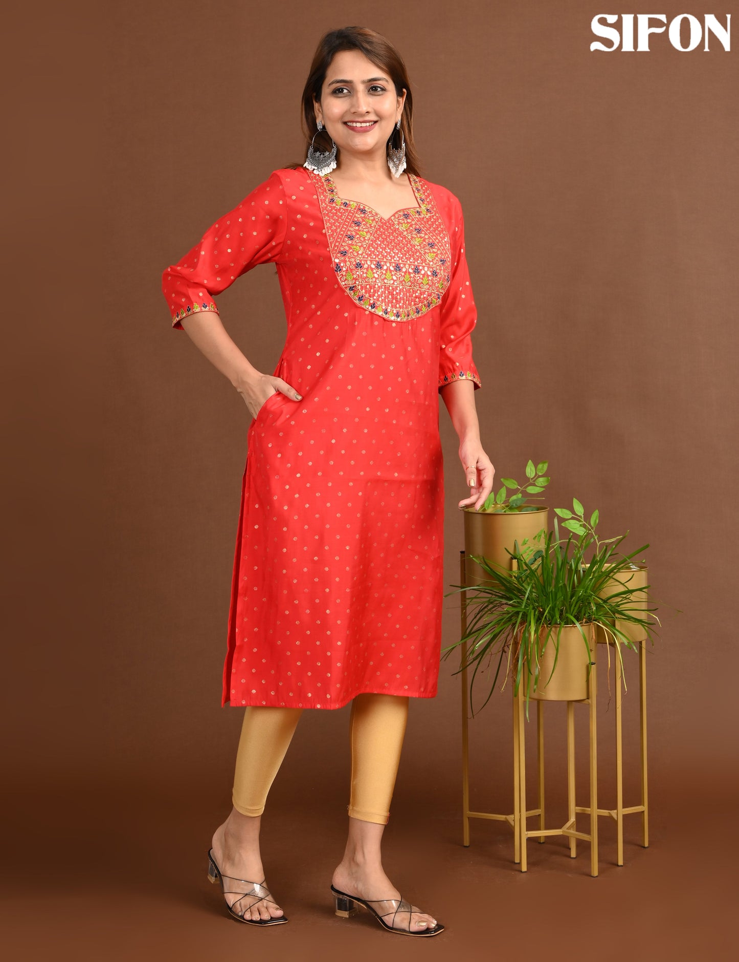 SIFON  | 1707 | ROMAN SILK BIG EMBROIDERY