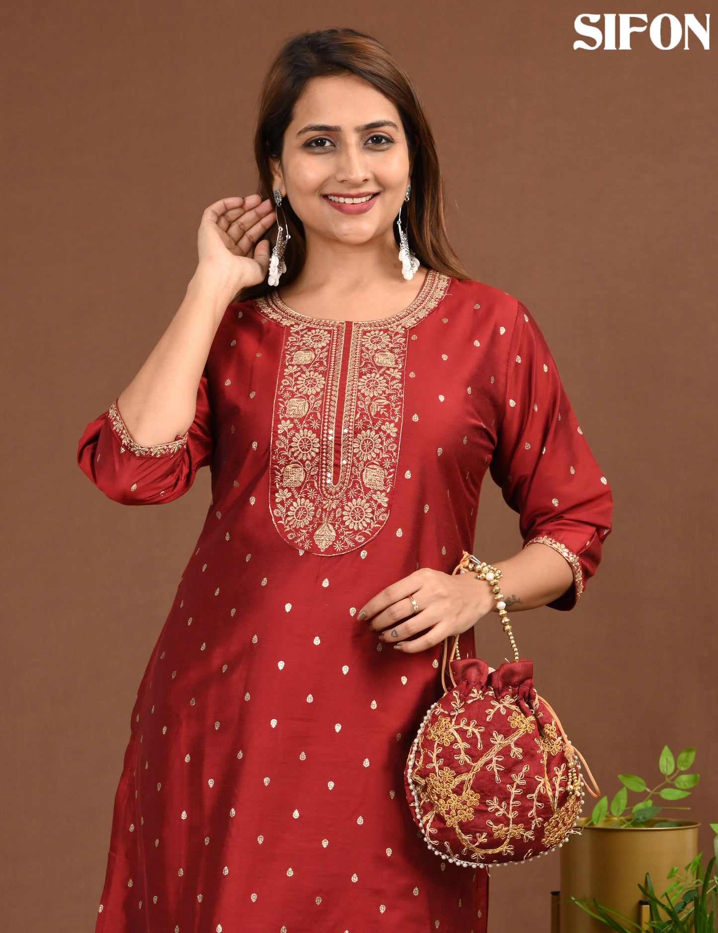 SIFON | ROMAN SILK BIG EMBROIDERY | 1708