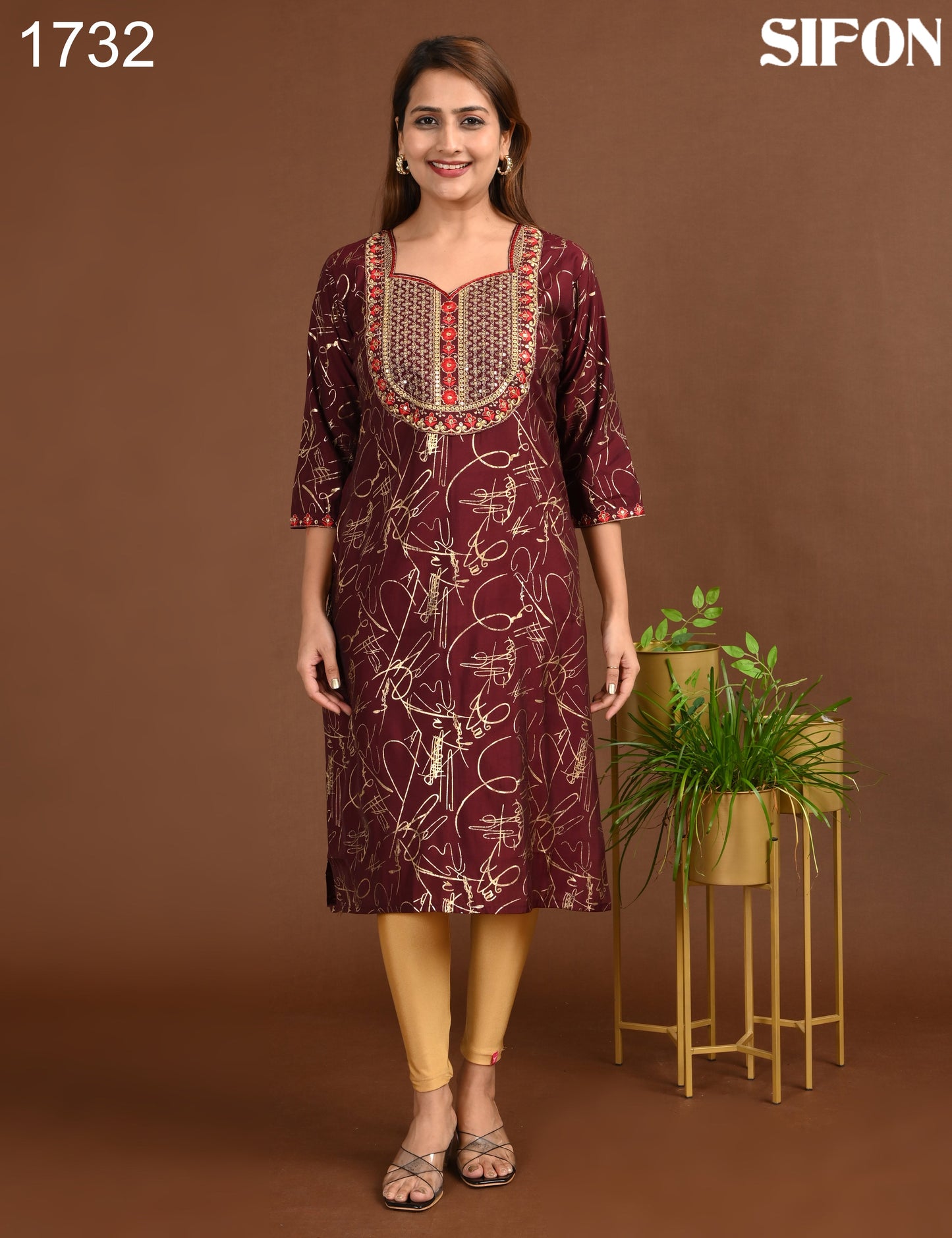 SIFON | 1732 | ROMAN SILK BIG EMBROIDERY