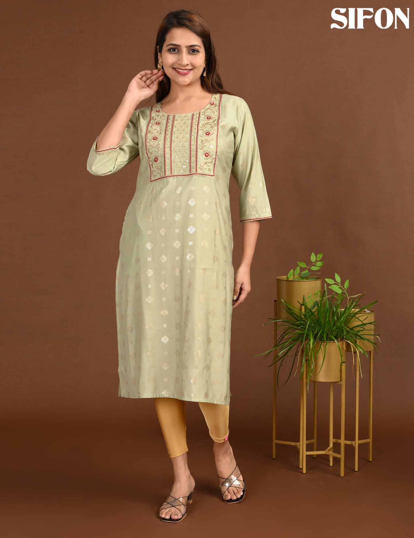 SIFON | 1734 | ROMAN SILK BIG EMBROIDERY