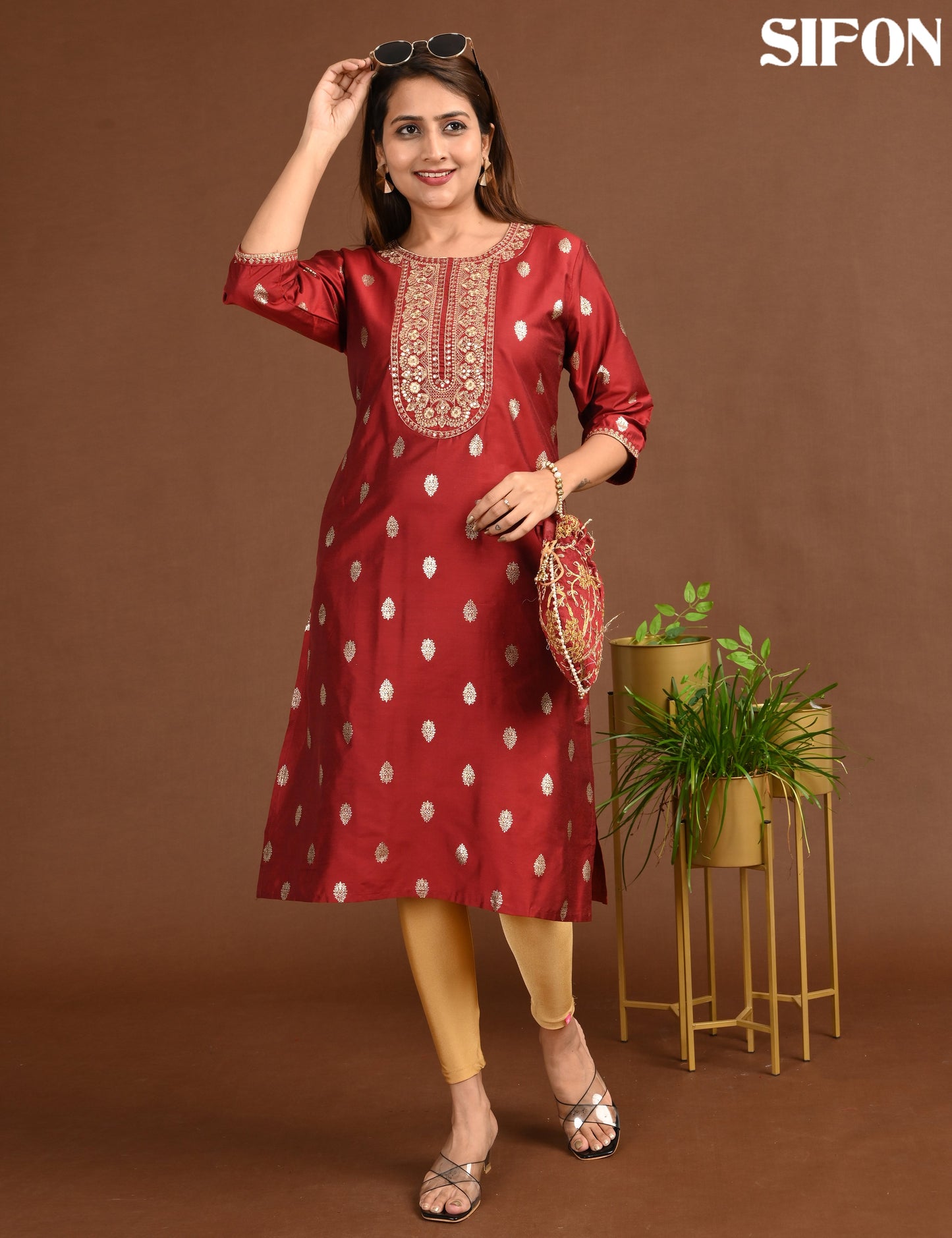 SIFON | 1735 | ROMAN SILK BIG EMBROIDERY