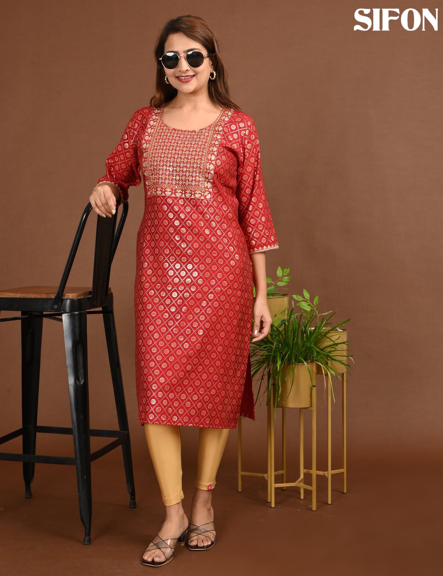 SIFON  | 1738 | ROMAN SILK BIG EMBROIDERY