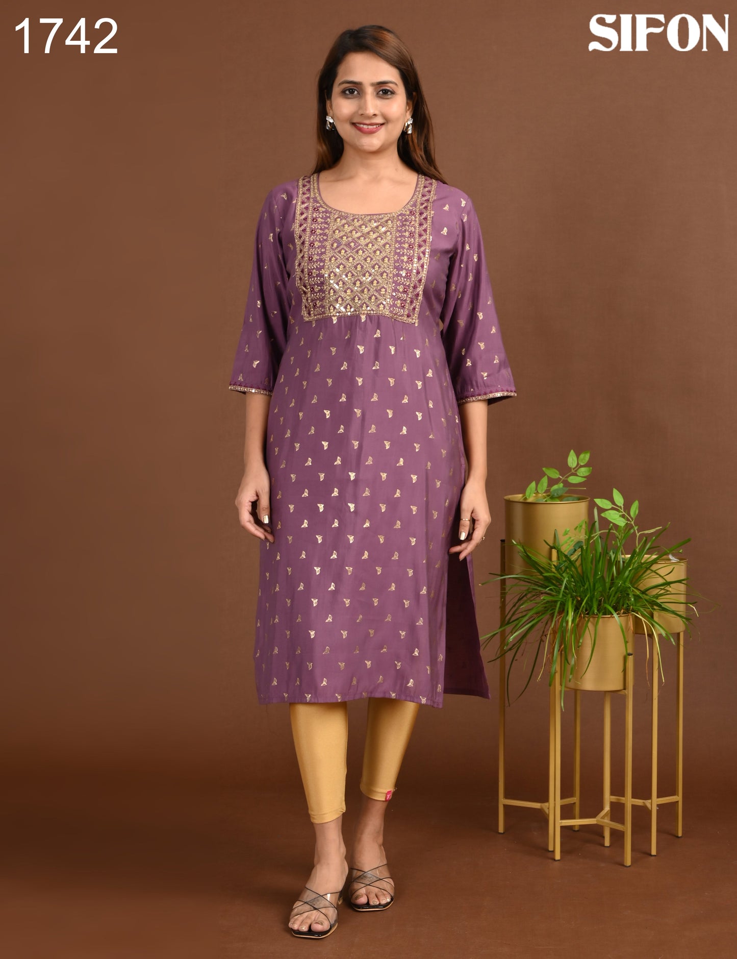 SIFON  | 1742 | ROMAN SILK BIG EMBROIDERY