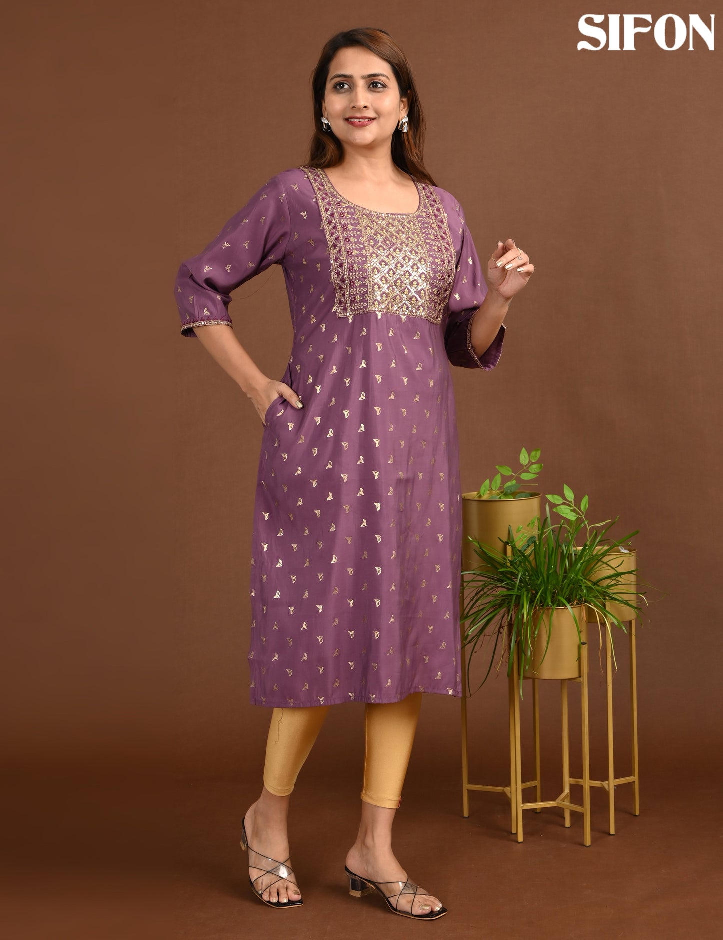 SIFON  | 1742 | ROMAN SILK BIG EMBROIDERY